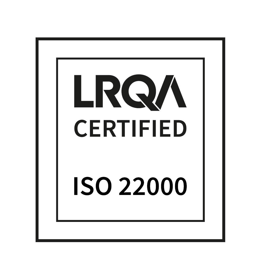 Certificación LRQA ISO 22000